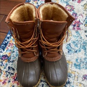 LL Bean Shearling Lined Boots